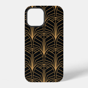 Seamless Art Deco Pattern. Vintage minimalistic ba iPhone 12 Case