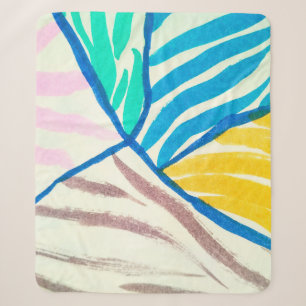 Seamless Art Deco Pattern. Vintage minimalistic ba Sherpa Blanket