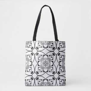 Seamless Art Deco Pattern. Vintage minimalistic ba Tote Bag