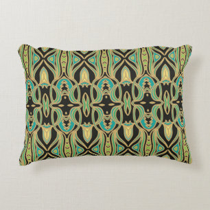 Seamless art ornament in Art Nouveau style Decorative Cushion