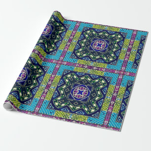 Seamless Aztec Pattern. Ikat Chevron Cloth. Repeat Wrapping Paper