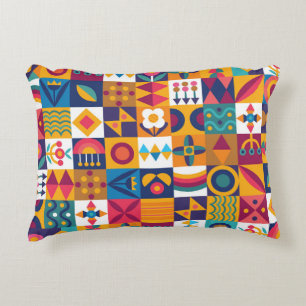 Seamless background design modern art decorative cushion