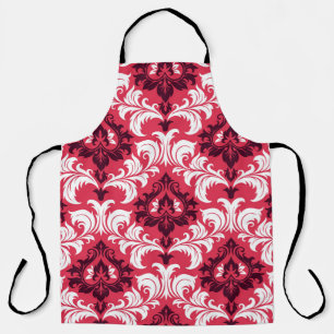 Seamless background from a floral ornament, Fashio Apron