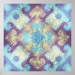 Seamless background pattern. Imitation of a textur Poster