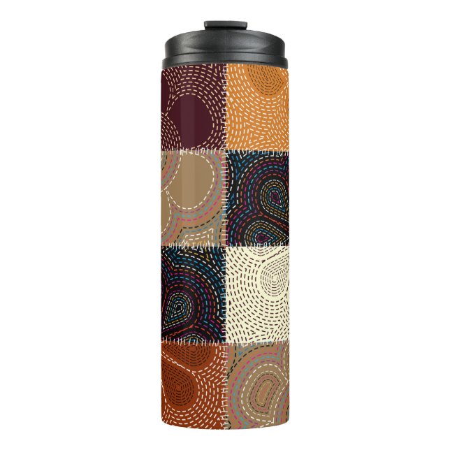 Seamless background pattern. Will tile endlessly.  Thermal Tumbler (Front)