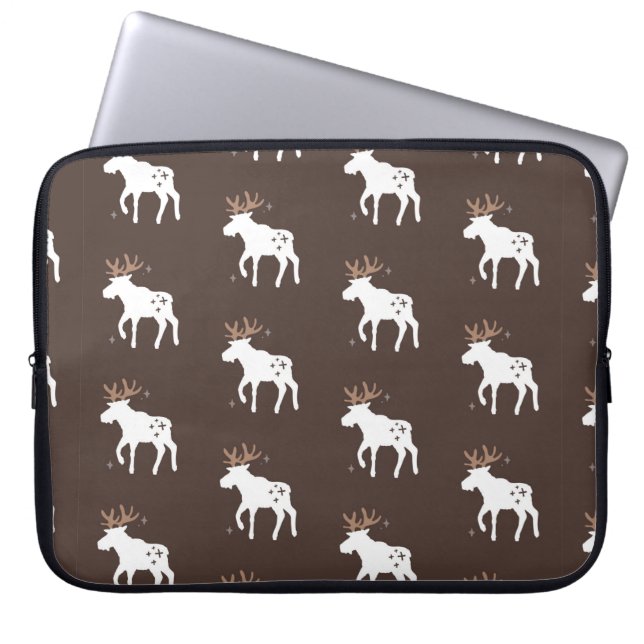 Seamless background patterns in Scandinavian style Laptop Sleeve (Front)