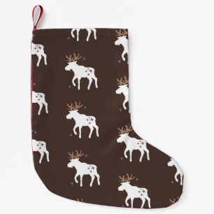 Seamless background patterns in Scandinavian style Small Christmas Stocking