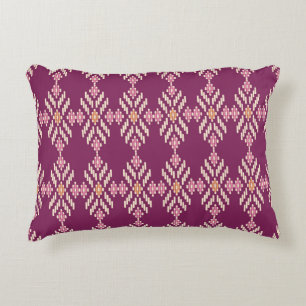 Seamless background southeast Asian retro aborigin Decorative Cushion