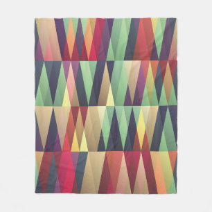 Seamless background with many trianglesstreet,art, fleece blanket