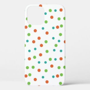 Seamless Background with polka dot pattern. Polka  iPhone 12 Case