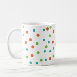 Seamless Background with polka dot pattern. Polka Coffee Mug