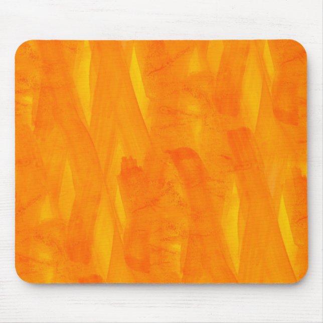 Seamless Background Yellow Abstract Watercolor Mouse Mat (Front)