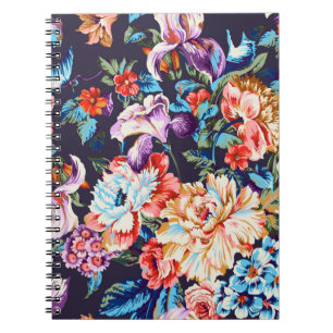 Seamless beautiful abstract colourful watercolor d notebook