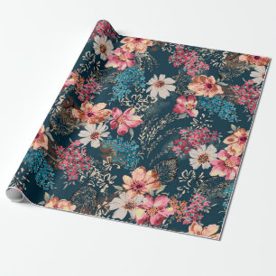 Seamless beautiful abstract watercolor colourful f wrapping paper