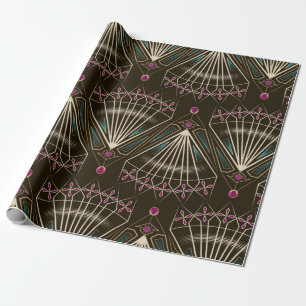 Seamless beautiful antique art deco pattern orname wrapping paper