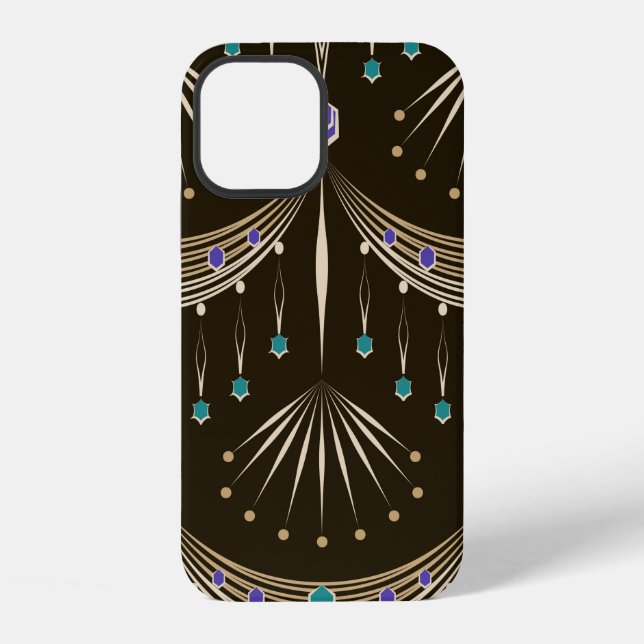 Seamless beautiful antique lace pattern ornament.  iPhone case (Back)