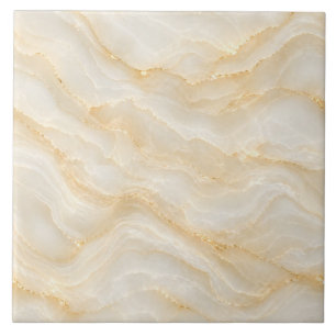 Seamless Beige Gold Marble Onyx Pattern Tile