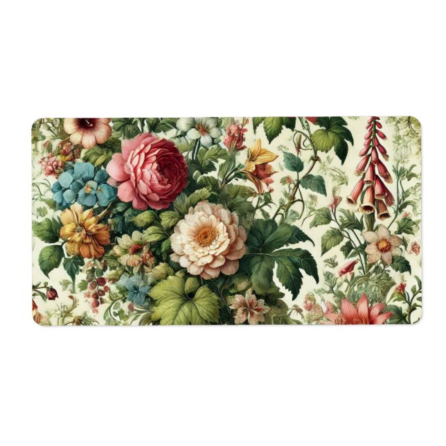 Seamless Botanical Floral Pattern (Front)