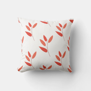 seamless botanical  simple pattern  with bright pl cushion