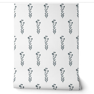 seamless botanical simple pattern with flowers i wallpaper