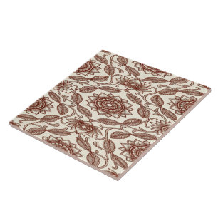Seamless Botanical Surface Design Tile