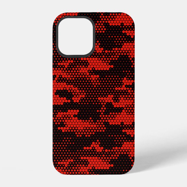 Seamless camouflage pattern. Repeating digital dot iPhone Case (Back)