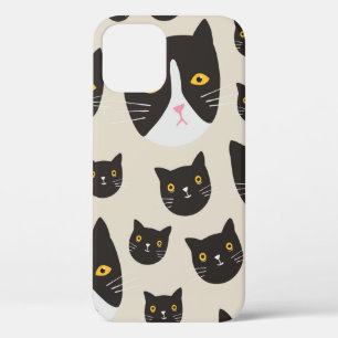 Seamless cat pattern/ iPhone 12 case