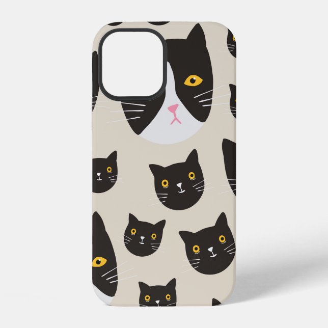 Seamless cat pattern/ iPhone case (Back)