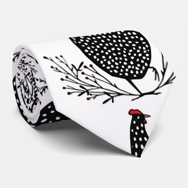 Seamless chicken pattern tie (Rolled)