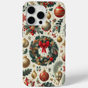 Seamless Christmas Decoration  iPhone 15 Pro Max Case