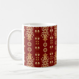 Seamless classic golden pattern. Golden pattern on Coffee Mug