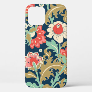 Seamless colorful floral pattern in folk style wit iPhone 12 case