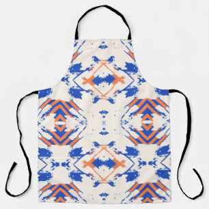 seamless colorful hipster pattern with geometric apron