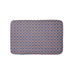 Seamless colourful pattern bath mat