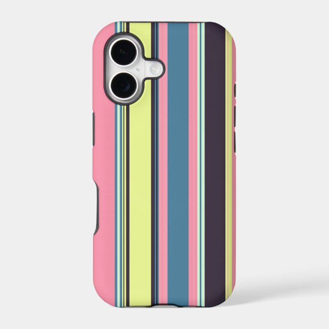 Seamless colourful stripes pattern background (Back)