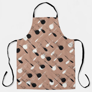 Seamless colourful watercolor pattern apron