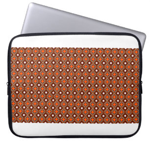 Seamless creative pattern with hand draw geometric laptop sleeve