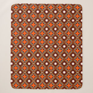 Seamless creative pattern with hand draw geometric sherpa blanket