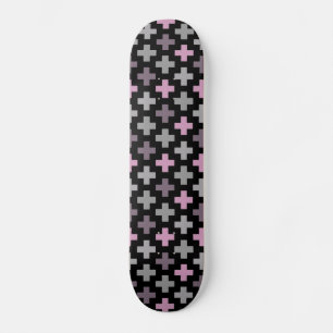 Seamless Cross Pattern Skateboard