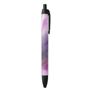 seamless cubism purple abstract art black ink pen
