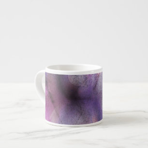 seamless cubism purple abstract art espresso cup