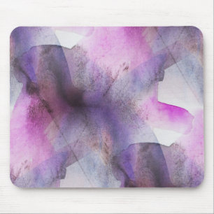 seamless cubism purple abstract art mouse mat