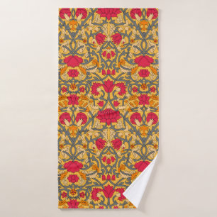 seamless damask paisley pattern bath towel