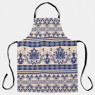 Seamless damask pattern, classic wallpaper, backgr apron