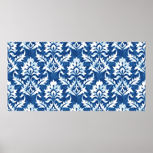 Seamless damask pattern poster (Front)