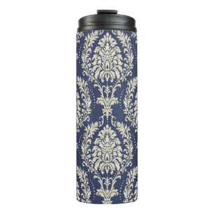 Seamless damask wallpaper. Seamless vintage patter Thermal Tumbler