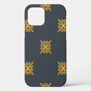 Seamless decorative vintage pattern with elegant o iPhone 12 case