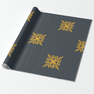 Seamless decorative vintage pattern with elegant o wrapping paper