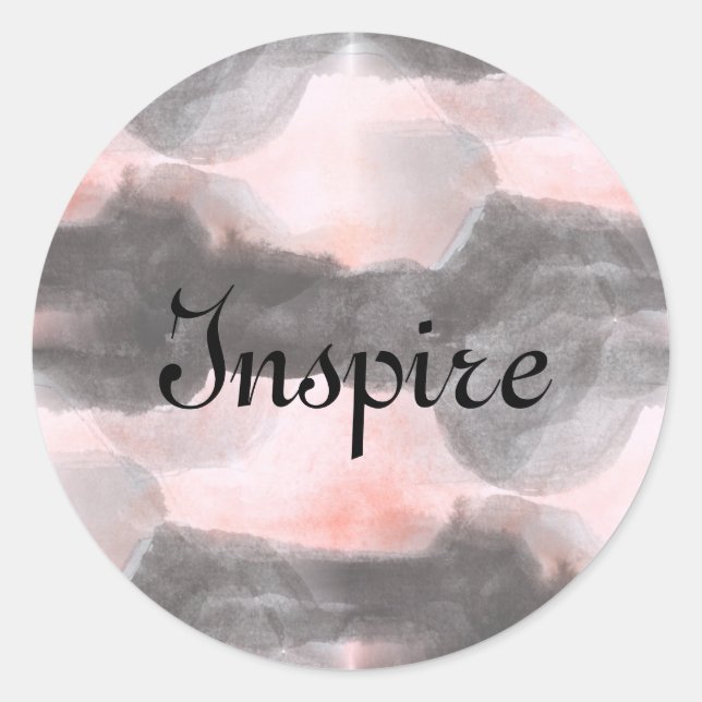 Seamless Design  Texture Background Abstract Classic Round Sticker (Front)