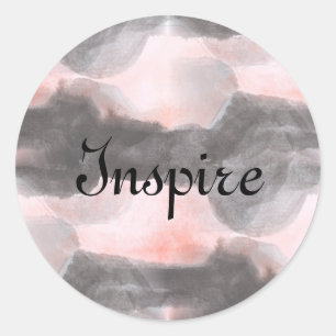 Seamless Design Texture Background Abstract Classic Round Sticker